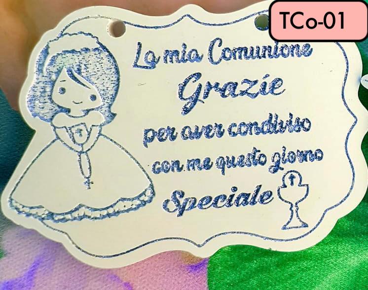Targa Comunione Bimba