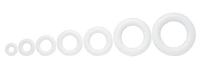 Anello pieno polistirolo - diam. 7,5 cm