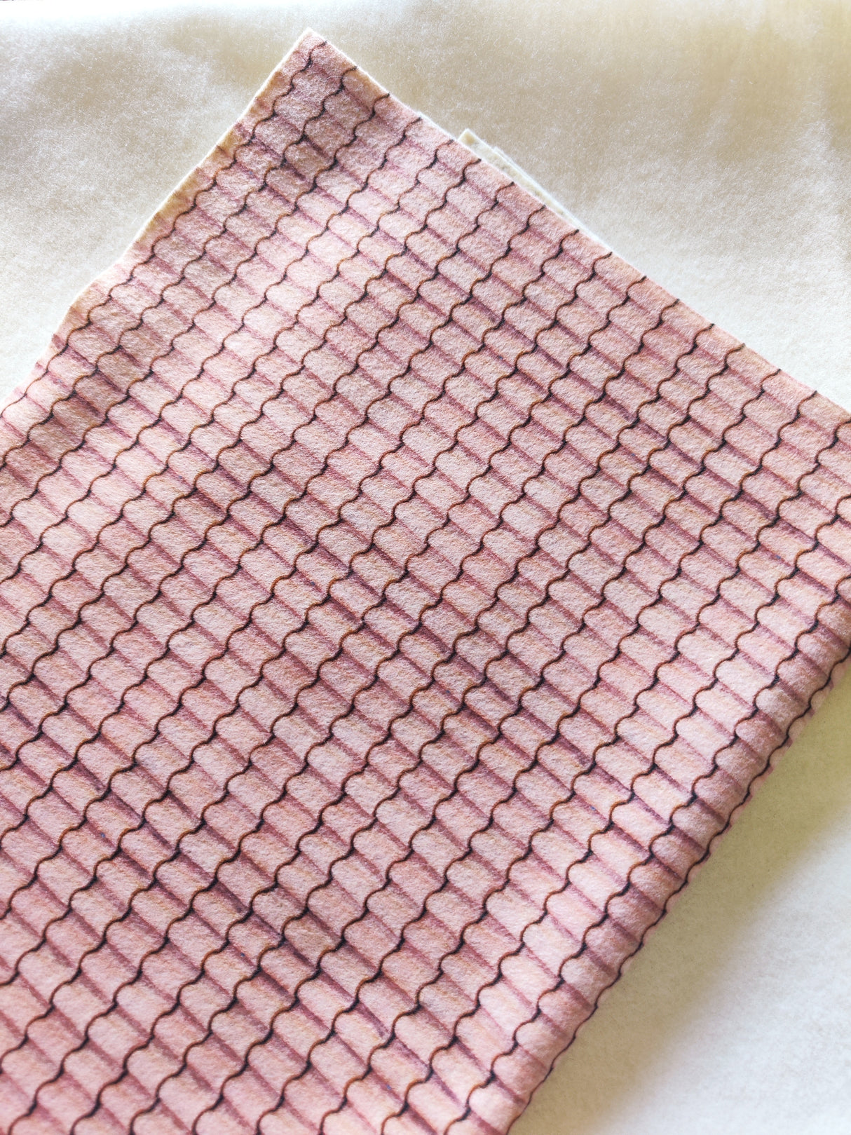 Pannolenci Tegole Rosa