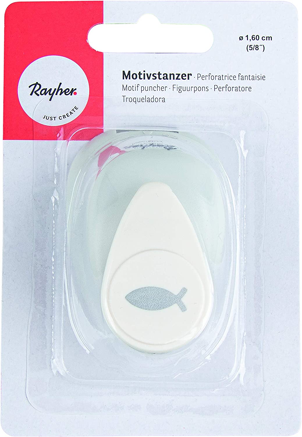 Perforatore forma pesce 1,6 cm