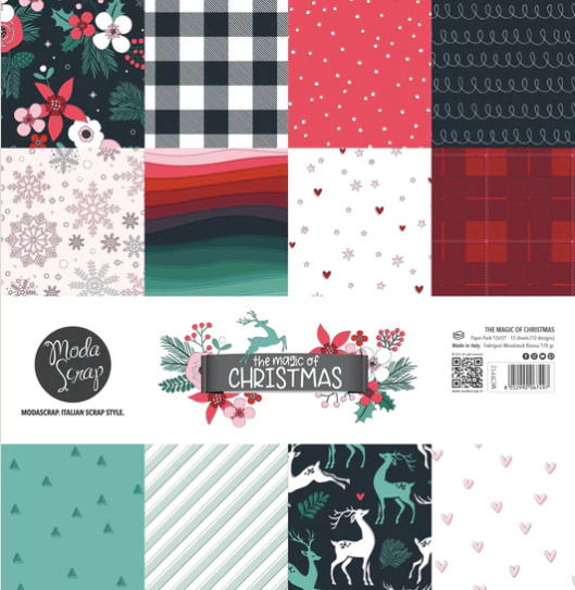 MODASCRAP - PAPER PACK THE MAGIC OF CHRISTMAS 12X12"