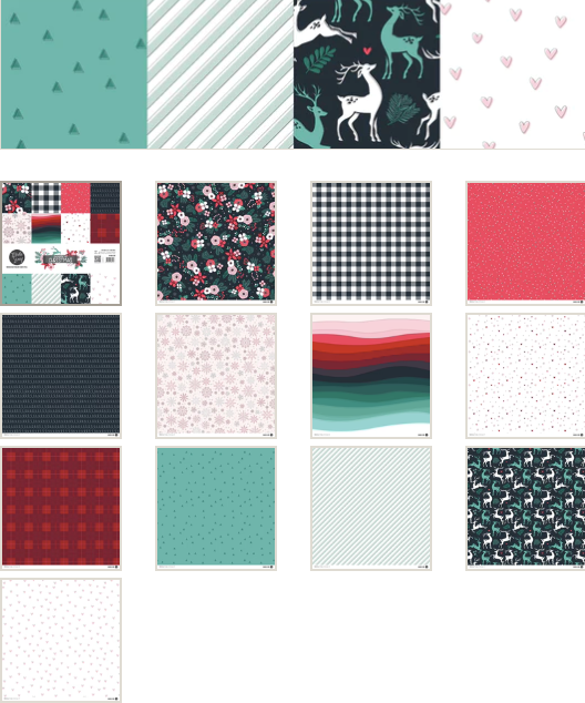 MODASCRAP - PAPER PACK THE MAGIC OF CHRISTMAS 12X12"