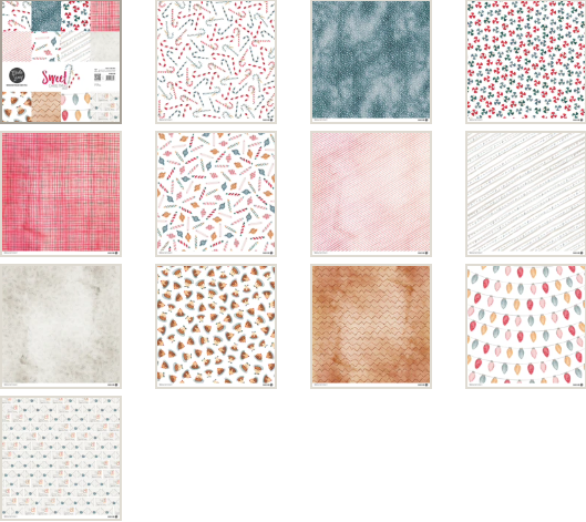 MODASCRAP - PAPER PACK SWEET CHRISTMAS 12X12"