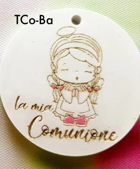Tondo Comunione Bimba TCo-Ba