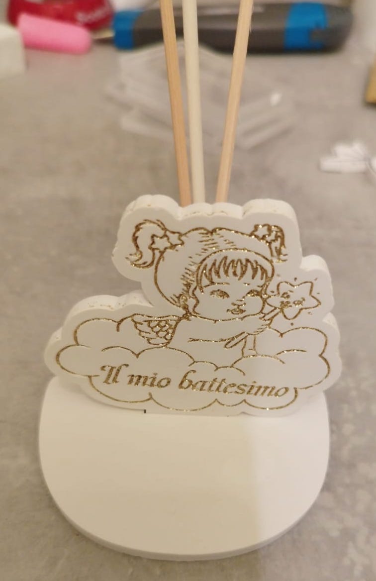 Profumatore Battesimo Bimba