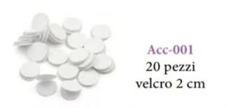 Coppia Patch Adesivi Velcro