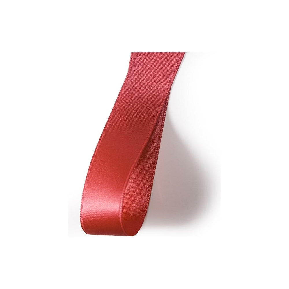 NASTRO DOPPIO RASO ITALIANO - ROSSO 3mm
