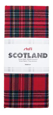 Tessuto SCOTLAND rosso