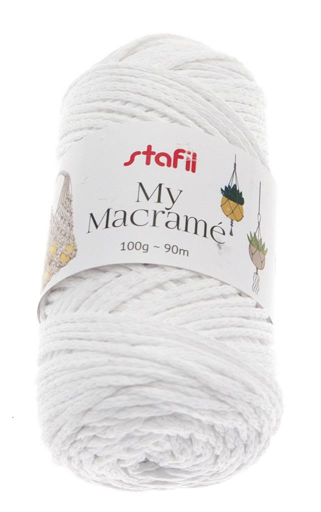 FILATO MACRAMÈ 100g~90m - BIANCO