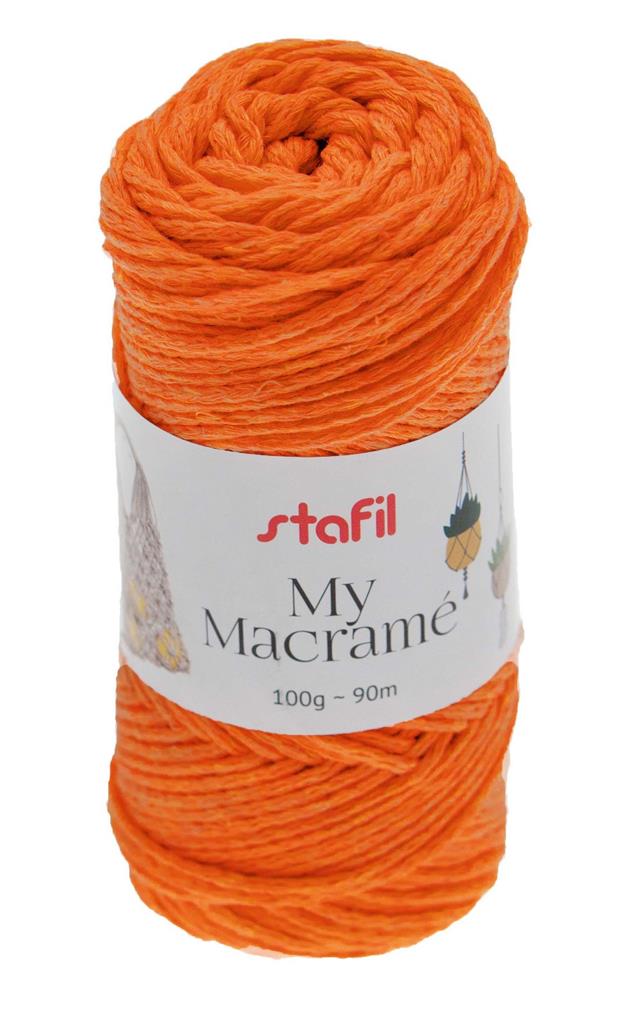 FILATO MACRAMÈ 100g~90m - ARANCIO