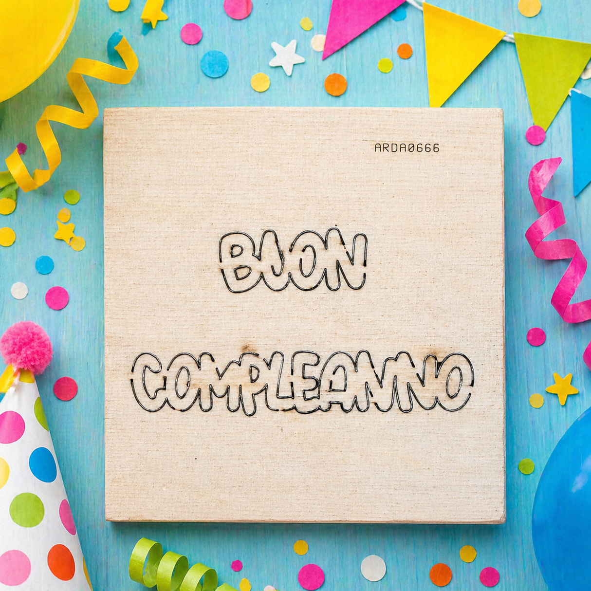 Fustella "Scritta Buon Compleanno"