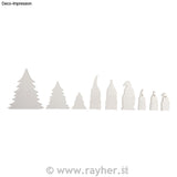 Stampo in silicone Famiglia degli Gnomi