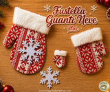 Guanti con fiocco neve - 3 dimensioni