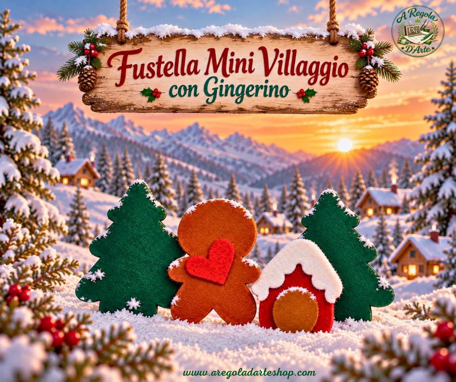 Fustella "Mini villaggio con Gingerino"