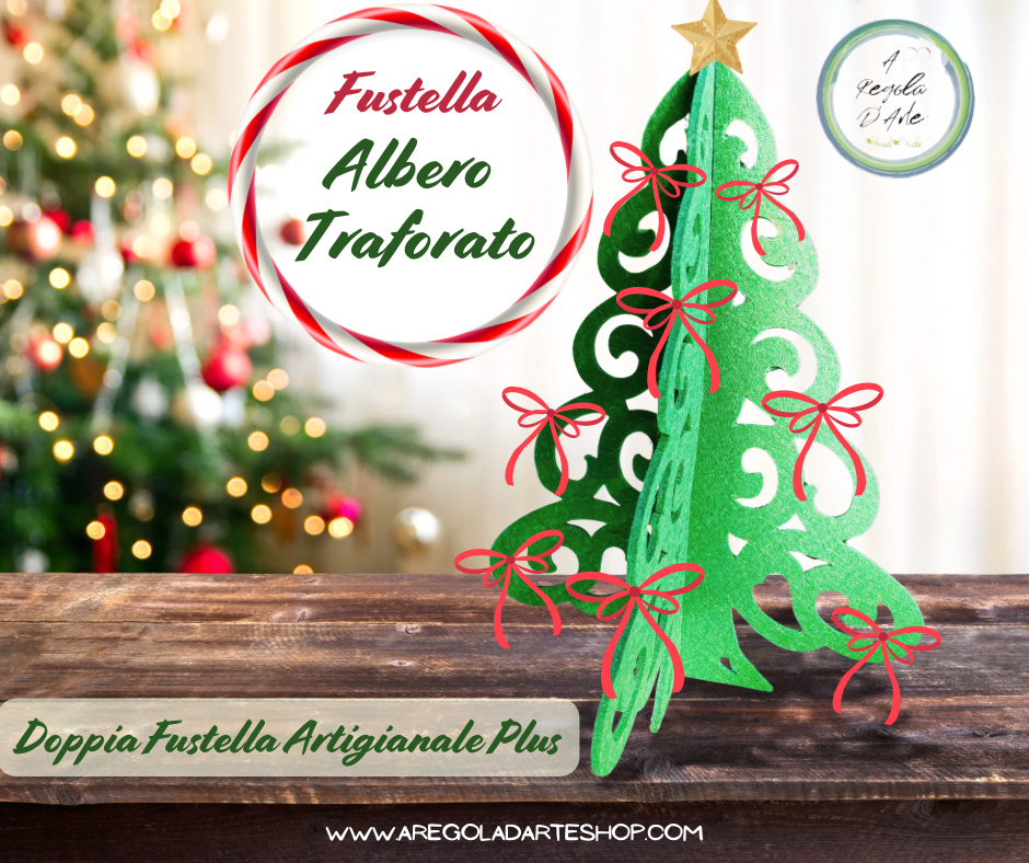 Doppia Fustella Plus "Albero Traforato"