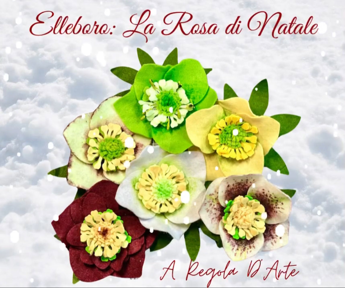 Fustella Elleboro: Rosa di Natale