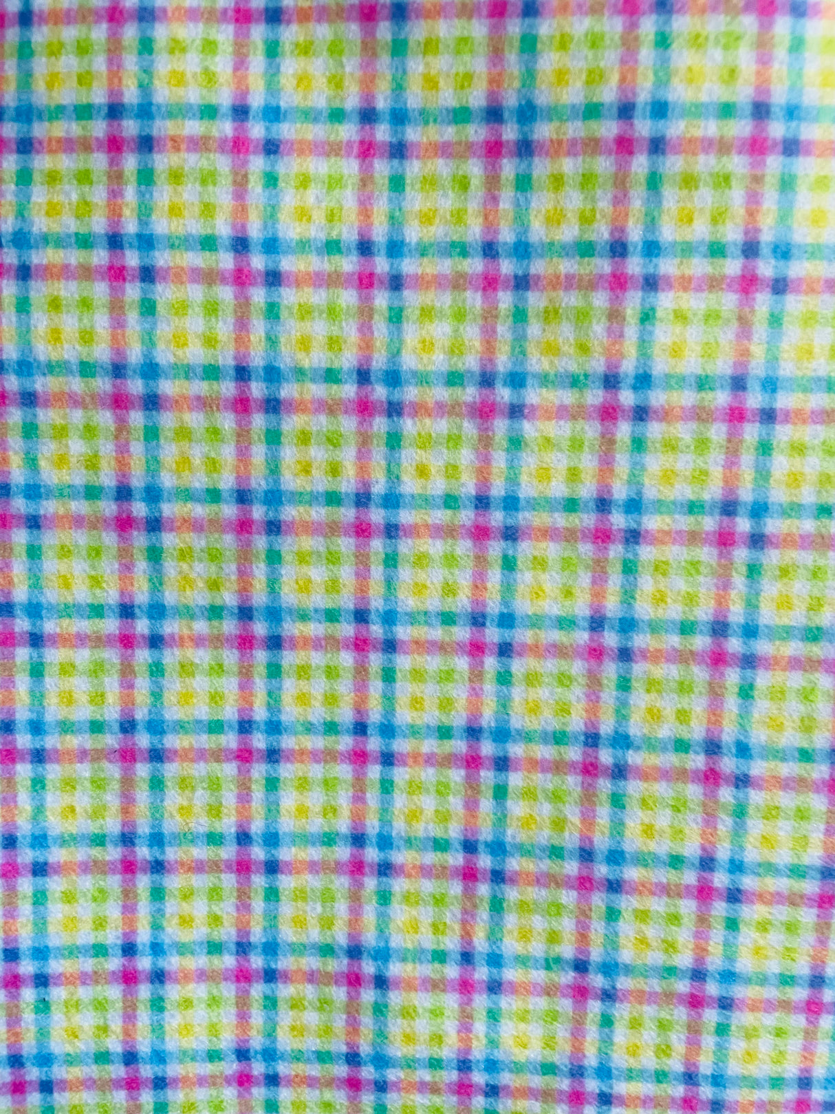 Pannolenci quadretti colorati