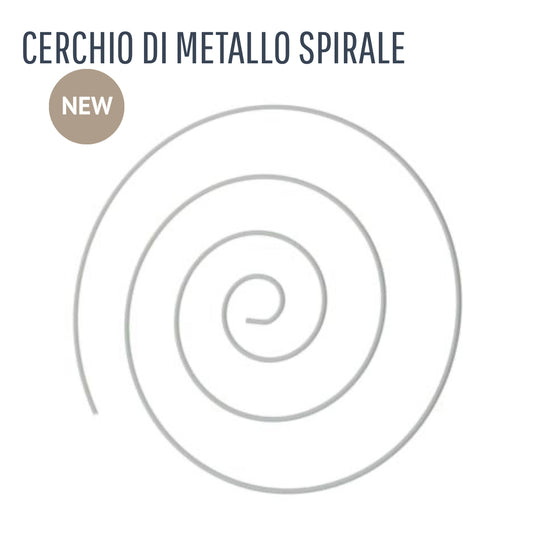 Spirale Metallo Cerchio 23,5 cm