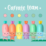 Set di 6 Mini Evidenziatori - Carrate Team