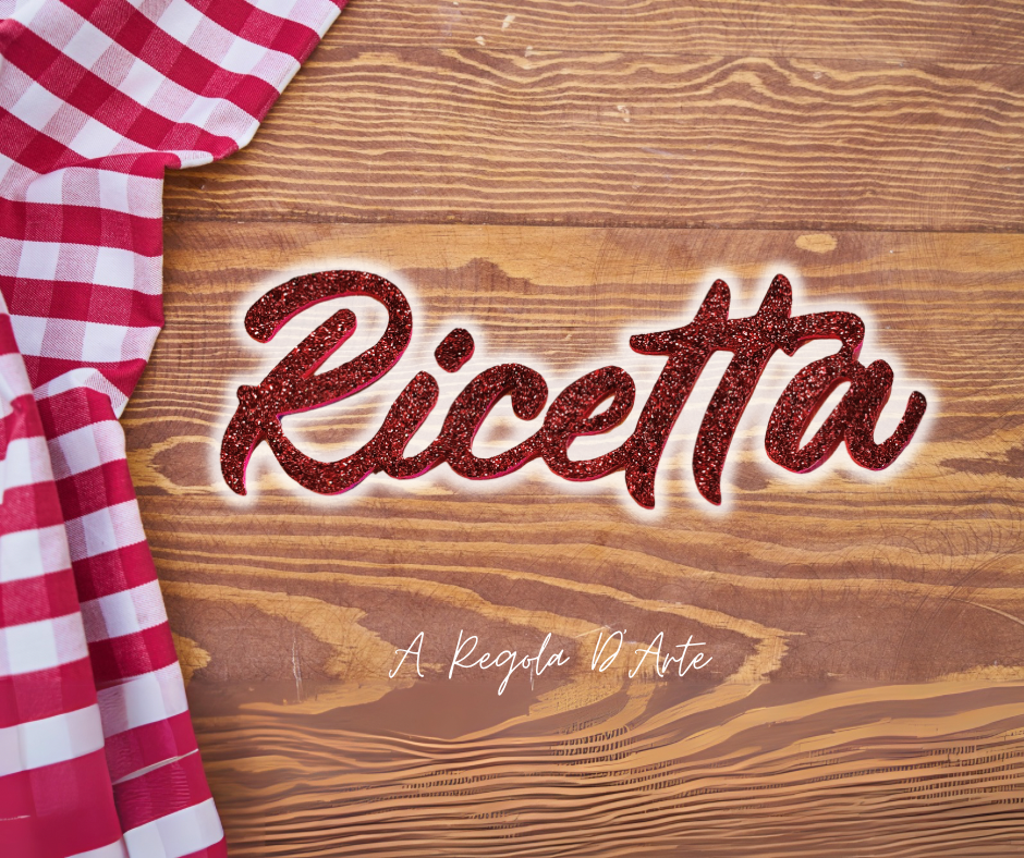 Fustella scritta “Ricetta”