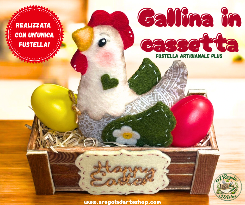 Fustella "Gallina in cassetta" - Plus