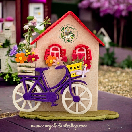 Fustella Artigianale "Bicicletta in fiore”