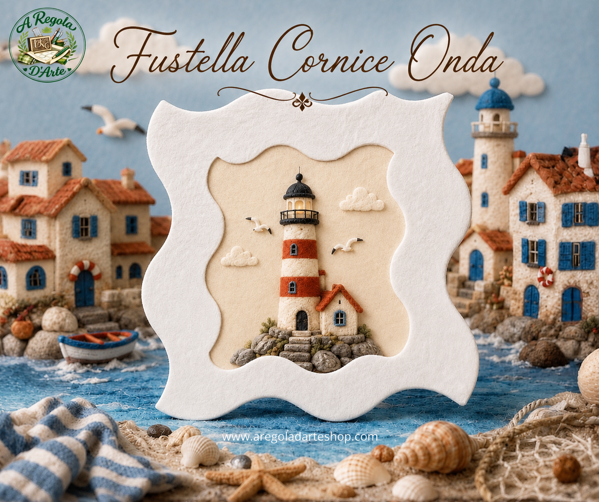 Fustella Artigianale "Cornice Onda" - BigZ