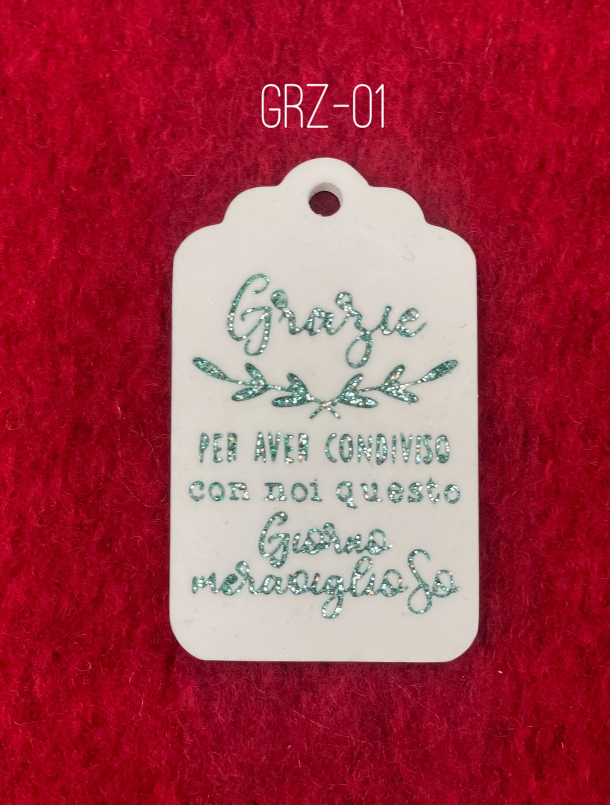 TAG grazie per aver condiviso - 6,5x4 cm