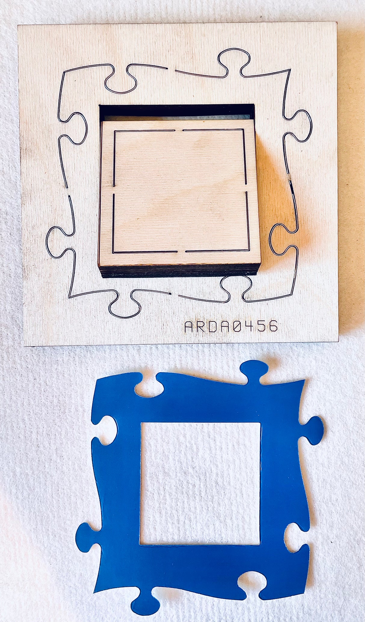 Fustella "Cornice Puzzle Baby" con Mover