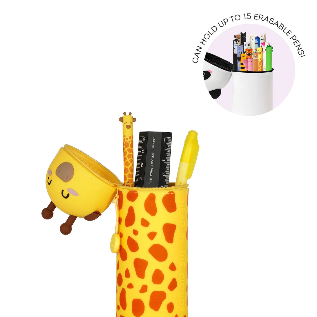 Astuccio 2 in 1 in Morbido Silicone - GIRAFFE