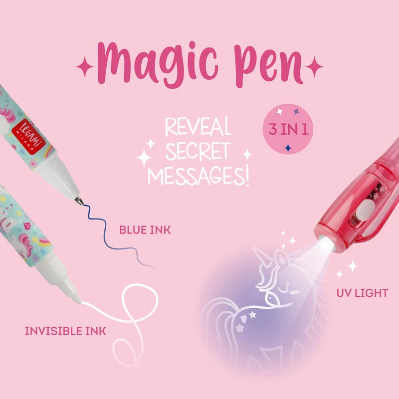 Penna con Inchiostro Invisibile - Magic Pen Unicorn