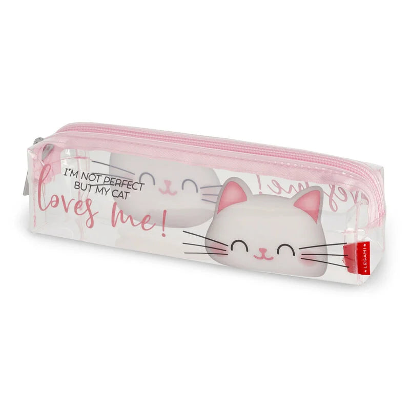 Astuccio Trasparente - Pencil Case - KITTY