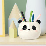 Portapenne in Ceramica - Desk Friends - PANDA