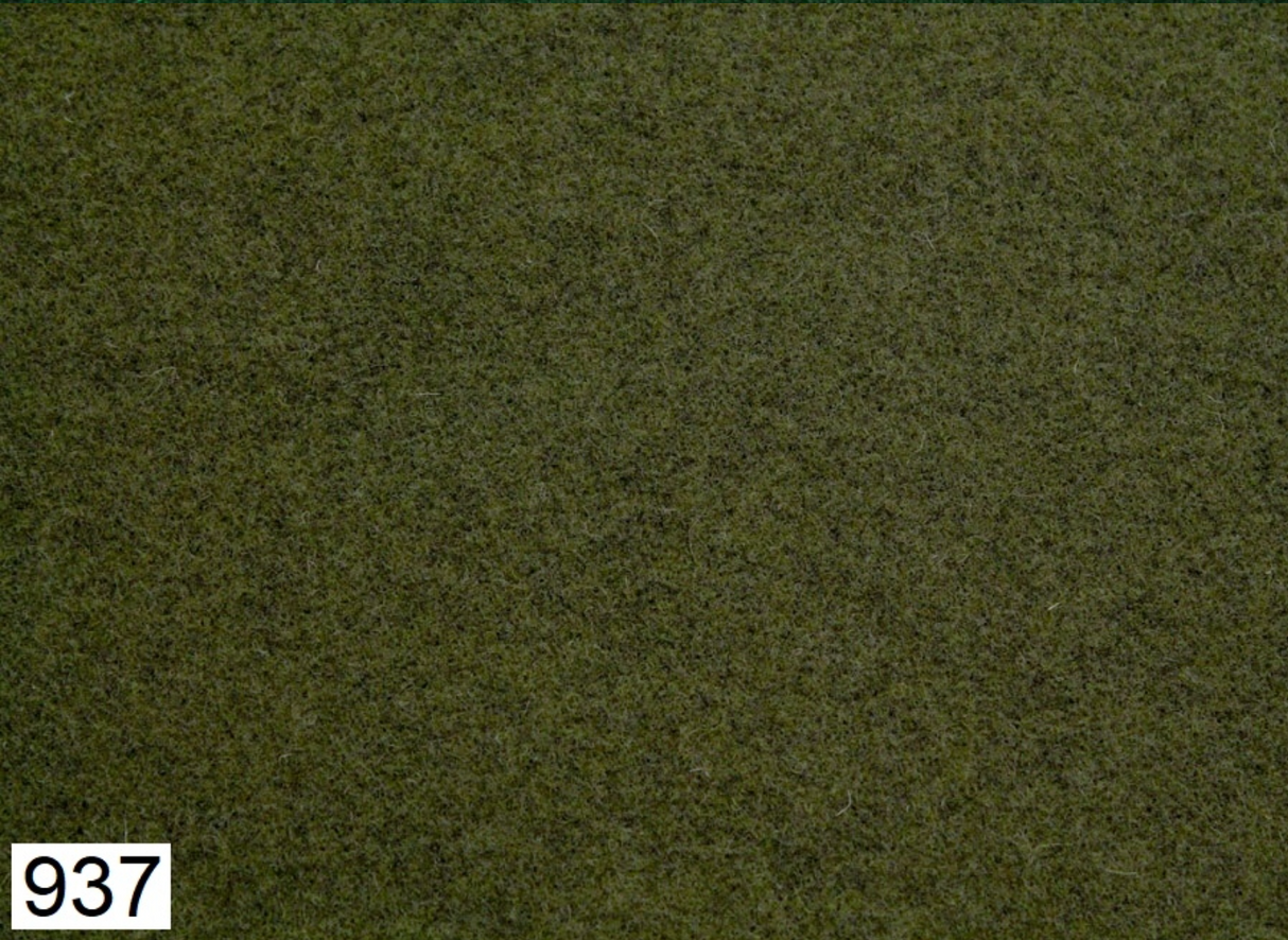 Feltro Lana leggero 2 mm - 50x155cm - Verde Muschio Melange