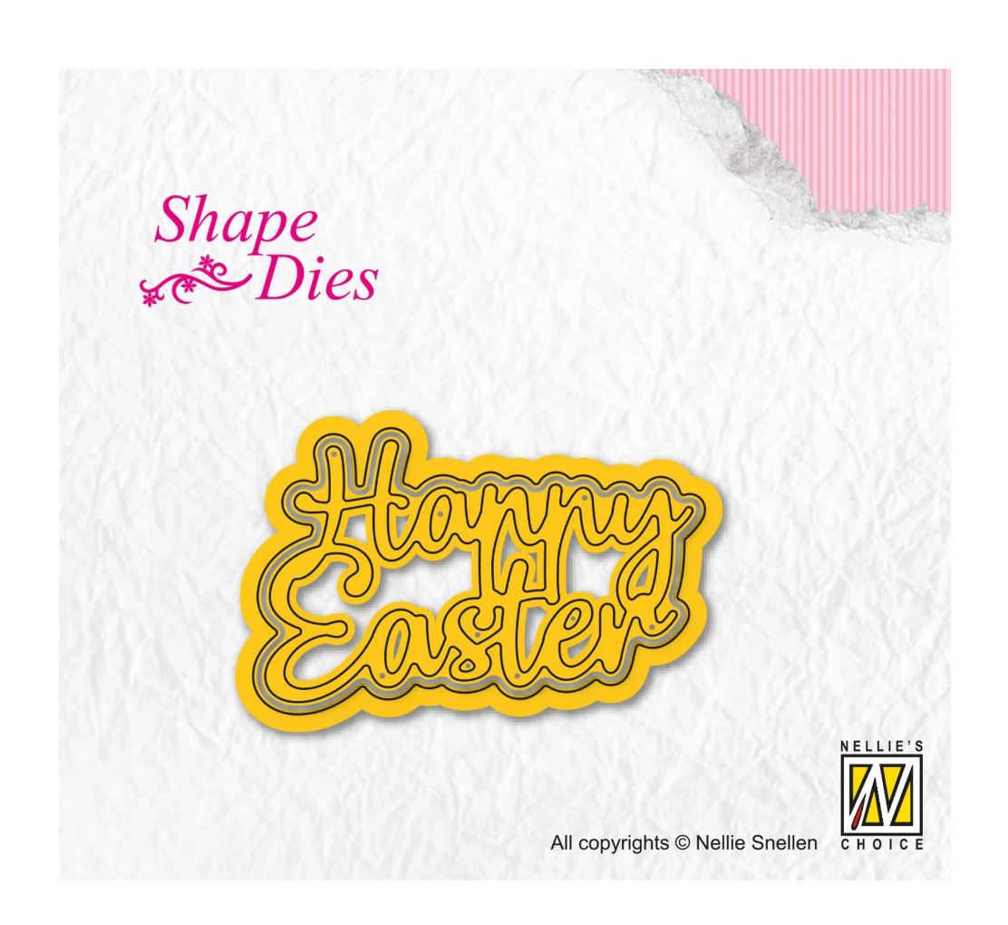 Nellie's Choice • Fustella metallica "Happy Easter"