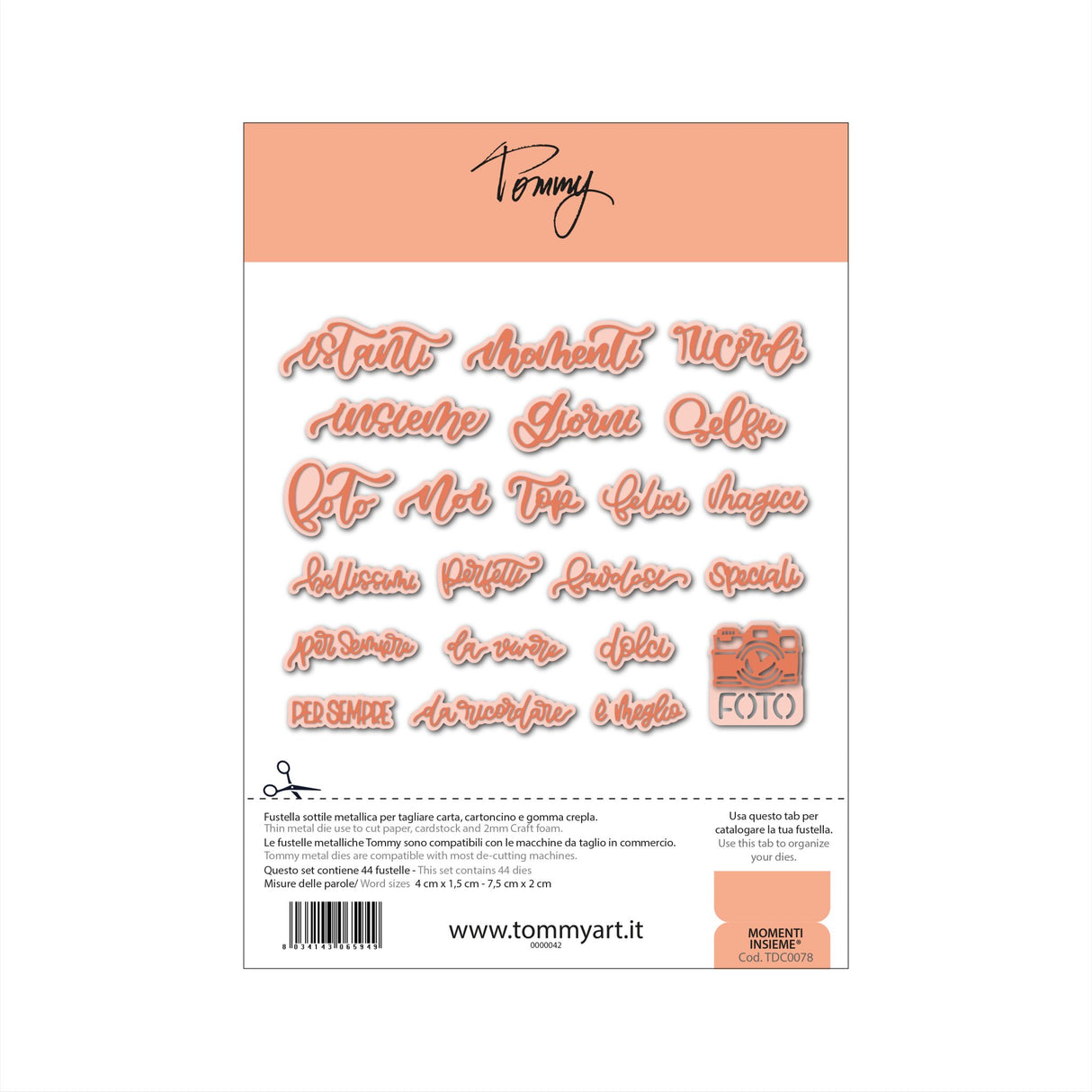 Tommy fustella – Album Momenti insieme®