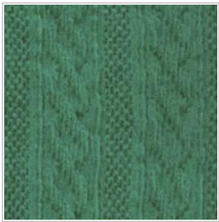 Tubolare Treccia verde scuro 30x5 cm