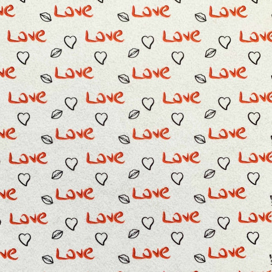 Pannolenci Scritte Love - 50x40 cm