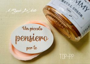 Tag Ovale piccola 4x2,8 cm